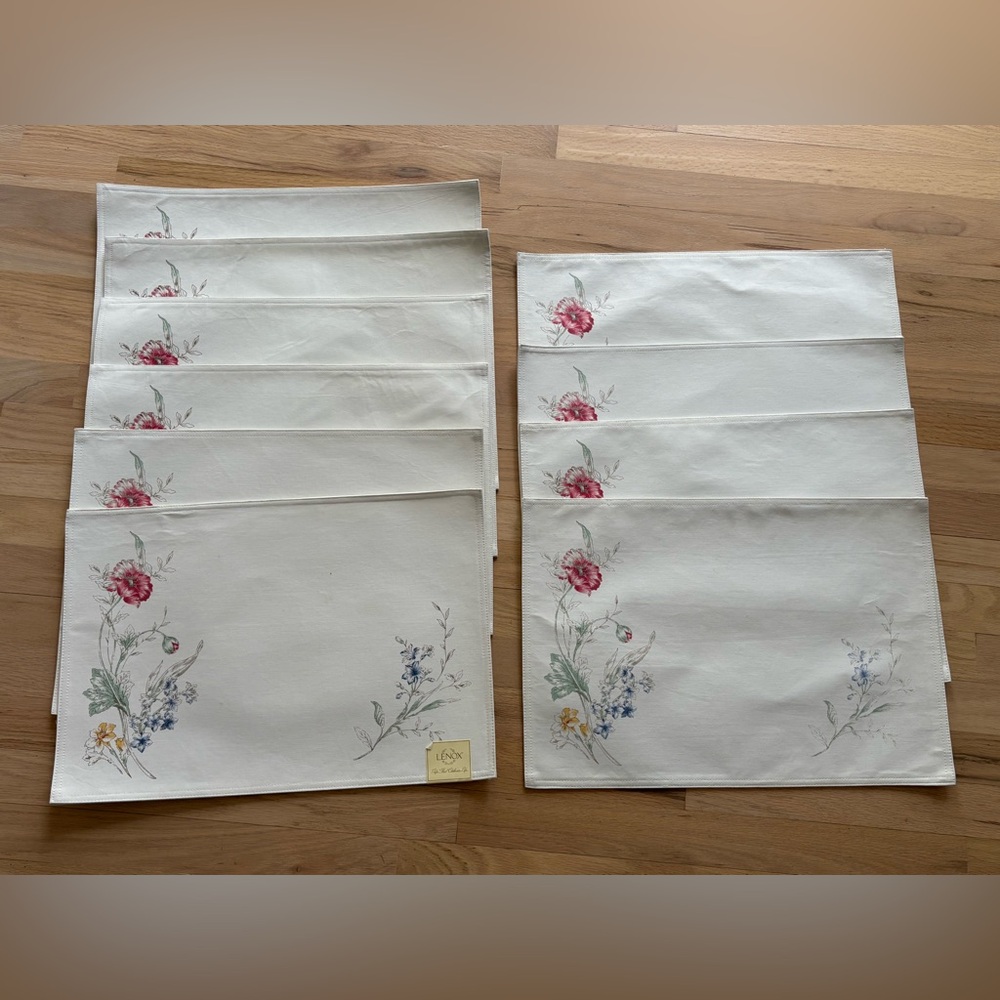 Lenox Butterfly Meadow/Artist's Sketchbook Placemats set of 10